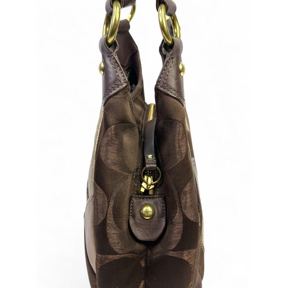Coach Signature Optic Patchwork Hobo Bag - Picture 6 of 16